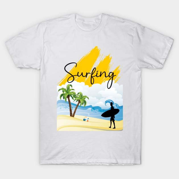 summertime T-Shirt by ART&LINES